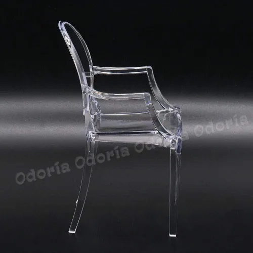 Vista 3 de Odoria Silla fantasma miniatura 1/6 accesorios para muebles de casa de muñecas