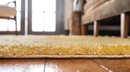 Vista 4 de Unique Loom Colección Solo - Alfombra Calabasas (10 pies x 13 pies, rectangular, amarillo)