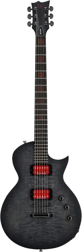 Vista 2 de ESP LTD BB-600 Barítono Ben Burnley Signature - Transparente Negro Sunburst Satinado