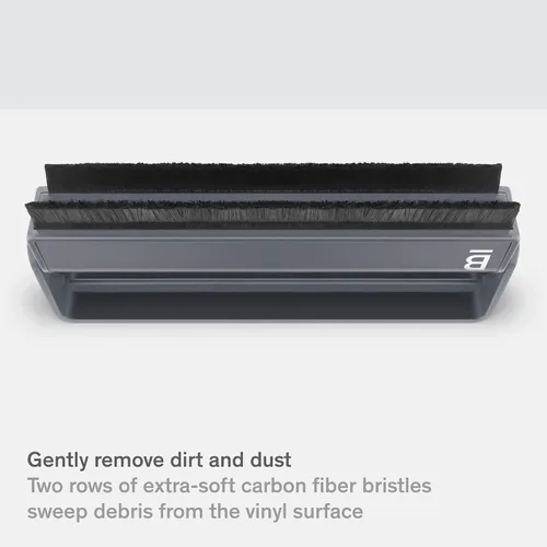 Vista 8 de Cepillo limpiador de discos - Cepillo antiestático de fibra de carbono para vinilo - Accesorios para tocadiscos para limpieza de vinilo
