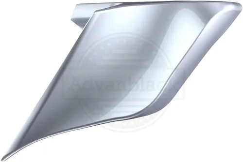 Vista 8 de Cubiertas laterales Harley Big Blue Pearl, cubiertas laterales estiradas, paneles laterales extendidos para Harley Touring 2009, 2010, 2011, 2012