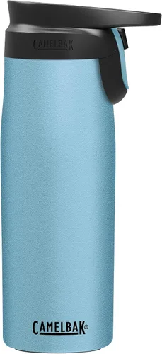 Vista 29 de CamelBak Forge Flow - Taza de viaje aislada de acero inoxidable, color negro, 16 onzas