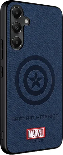 Vista 2 de IRON SPIDER Funda para Galaxy A05S 5G, con personaje de superhéroe Samsung A05S - Funda de piel color azul capitán