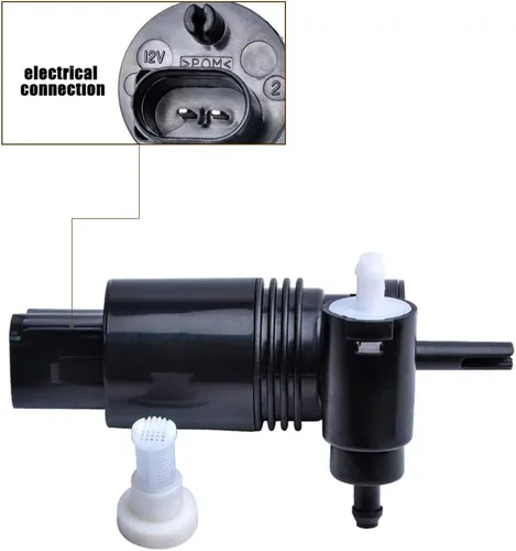 Vista 2 de OTUAYAUTO Kit de repuesto para botella de depósito de líquido limpiaparabrisas para Toyota Corolla 14-19 con manguera y bomba