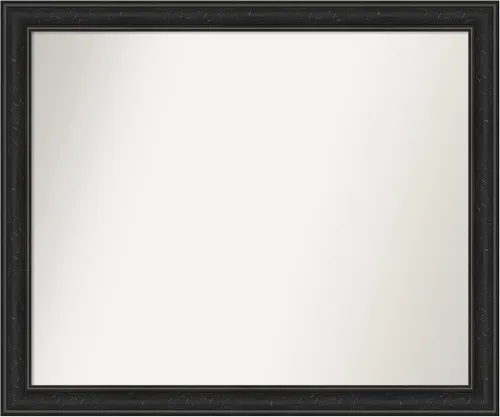Vista 100 de Amanti Art Espejo personalizado, gran espejo de baño estrecho, espejo de pared o espejo de tocador de baño sobre el fregadero (24 x 24 pulgadas)