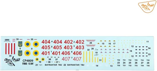 Vista 8 de CLEAR PROP CP4809-1/48 - Bayraktar TB.2 Vehículo aéreo no tripulado, kit de modelos de plástico