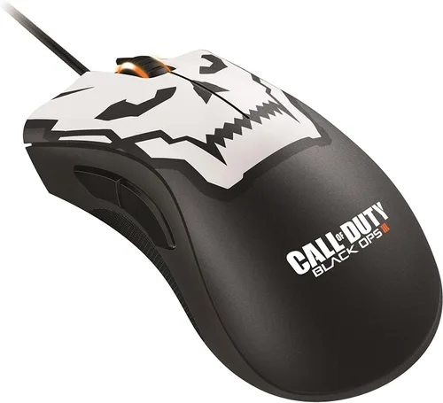 Vista 3 de Razer DeathAdder mouse ergonómico para gaming Multicolor, NegroBlanco