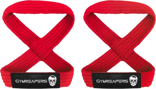 Vista 9 de Gymreapers Correas de Levantamiento Figura 8 para Peso Muerto, Powerlifting, Strongman y Entrenamiento Cruzado, Correas de Muñeca Fuertes