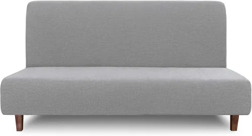 Vista 19 de Easy-Going - Funda 100 % impermeable para futón, funda elástica para futón, talla M Dual Waterproof Armless Futon Couch Cover, Leakproof Sofa Bed