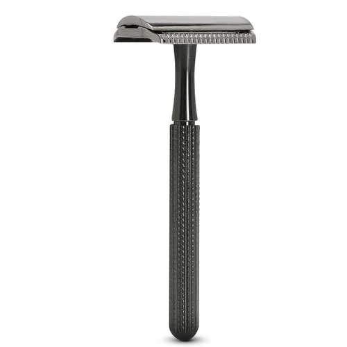 Vista 2 de Parker 78R - Maquinilla de afeitar de seguridad de doble filo con 5 cuchillas de afeitar de seguridad, para mujeres y hombres, reutilizable, sin
