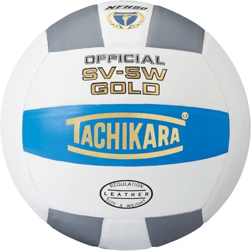 Vista 6 de Tachikara SV5W Gold Pelota de vóley premium, de competición, de piel.