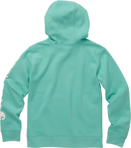 Vista 2 de Carhartt Sudadera de punto de manga larga con cuello y capucha para niñas