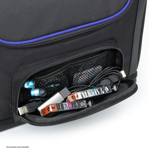 Vista 4 de USA Gear Estuche portátil para impresora fotográfica, bolsa de mensajero con separadores de acolchado compatible con Canon Selphy CP1500, Selphy