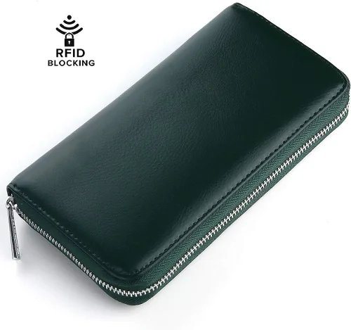 Vista 2 de Buvelife Credit Card Wallet Leather RFID Wallet for Women, Huge
