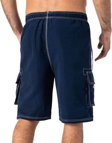 Vista 4 de TACVASEN Men's Summer Quick Dry Swim Trunks Bathing Suit Shorts with Lining Men