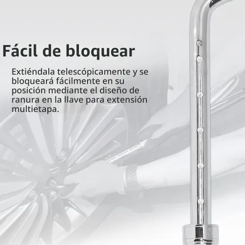 Vista 3 de FIRSTINFO F32246D - Llave de rueda extensible de 1/2 pulgada de alto par, herramientas profesionales de reparación de neumáticos de coche