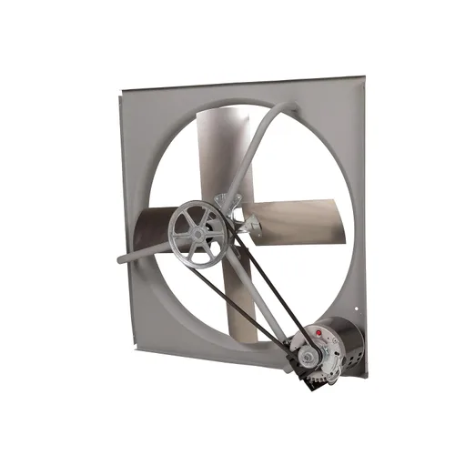 Vista 2 de TPI Corporation CE-30B Extractor comercial, monofásico, 30" de diámetro, 120 voltios, transmisión por correa, sin protección/obturador