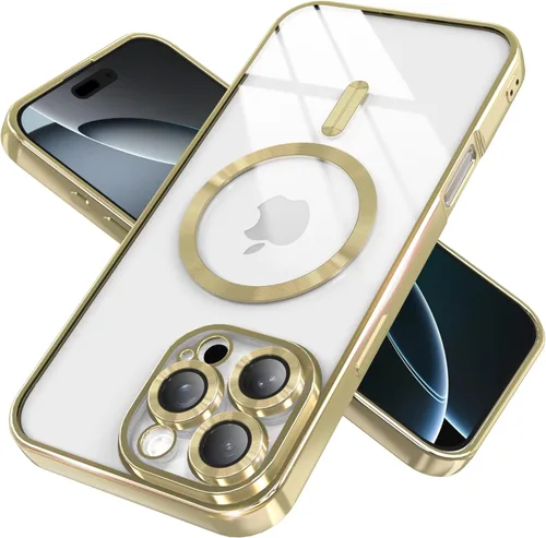 Vista 13 de IAIYOXI Funda magnética transparente para iPhone 7 con protección completa de lente de cámara, compatible con MagSafe, funda de teléfono de TPU