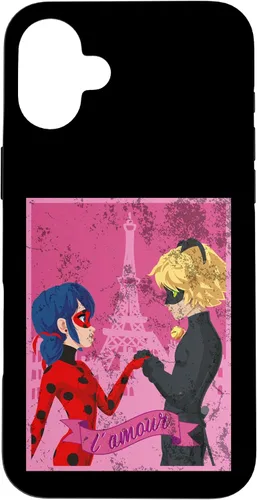 Vista 23 de Miraculous Ladybug Vintage Collection Paris Love - Carcasa para iPhone 17