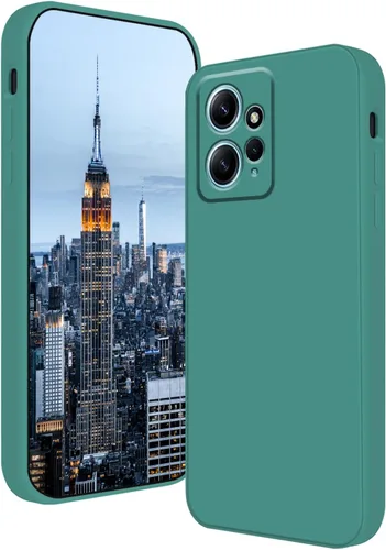 Vista 12 de Compatible con Xiaomi Redmi Note 12 4G Funda Silicona Líquida Verde Oscuro, Teléfono Suave Táctil Suave para Redmi Note 12 4G Funda Silicona A
