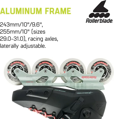 Vista 3 de Rollerblade Twister XT - Patines en línea para mujer, color negro/menta, rendimiento urbano