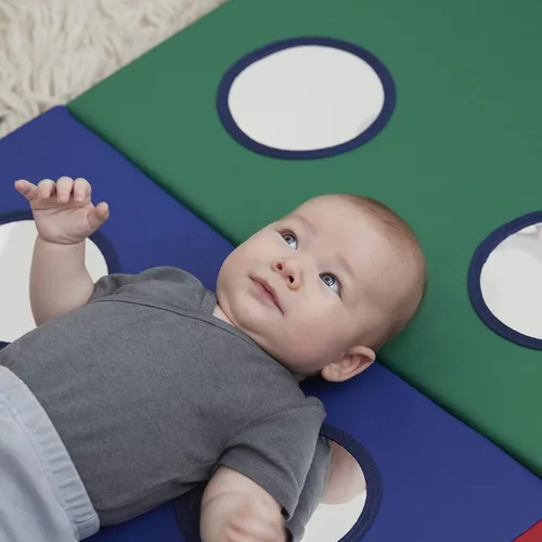Vista 8 de ECR4Kids SoftZone 123 Look at Me - Tapete de actividades plegable, surtido Variado