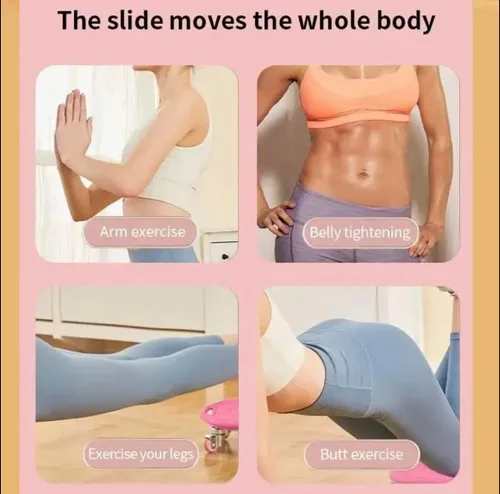 Vista 3 de Entrenador muscular abdominal rodante