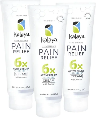 Vista 10 de Crema de Alivio del Dolor Kalaya con Árnica para Músculos y Articulaciones – 6 Ingredientes Activos Naturales con Alivio Duradero y de Acción Rápida