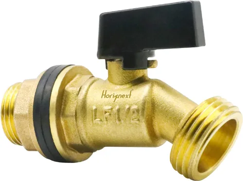 Vista 11 de GHT 3/4 espita para barril de lluvia, kit de espiga de barril de agua de mamparo de latón para piezas de tanque de bricolaje y accesorios