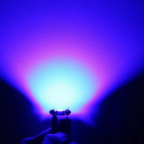 Vista 6 de Alla Lighting Bombillas LED de festón DE3021 DE3022 7065 de 31mm, 10000K azul CAN-Bus interior cúpula, mapa, maletero, luces de cortesía paso Azul