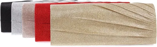 Vista 6 de Damara Womens Pintuck Flap Crossbody Triángulo Evening Party Purse