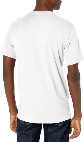 Vista 2 de Karl Lagerfeld Paris Men's Shadow Logo Crewneck Short Sleeve Solid T-Shirt