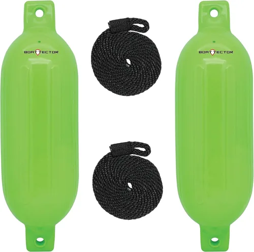 Vista 25 de Extreme Max 3006.7375 BoatTector Defensa Inflable Value Paquete de 2 - 4.5" x 16", Negro