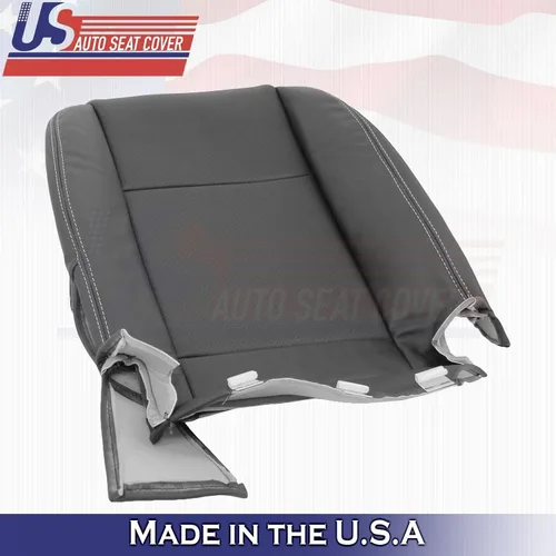 Vista 5 de U.S.AutoSeatCover 2011 2012 2013 Compatible con Dodge Charger Front Driver Side Bottom Funda de asiento de cuero BLK
