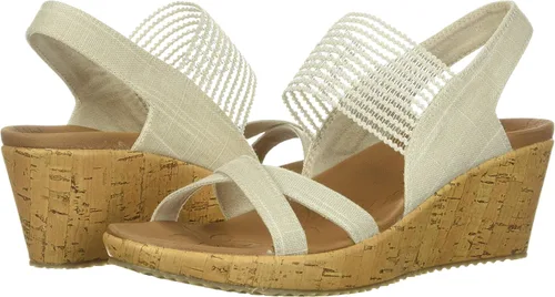 Vista 11 de Skechers Beverlee - Sandalias altas de plataforma de cuña para mujer