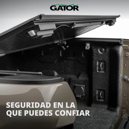 Vista 5 de Gator FX Hard Quad-Fold - Cubierta Tonneau para caja de camioneta 8828120 Se adapta a 2014 - 2018, 2019 Ltd/Lgcy Chevy Silverado caja de 5' 10