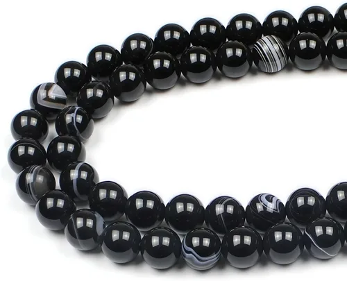 Vista 13 de MJDCB Cuentas sueltas de piedras preciosas naturales de aguamarina redondas para hacer joyas con abalorios espaciadores, tira de 15 pulgadas