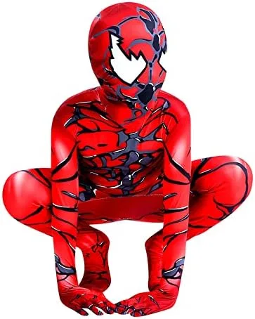 Vista 3 de LISUNO Superhero Kids Bodysuit Costumes Halloween Cosplay Costumes
