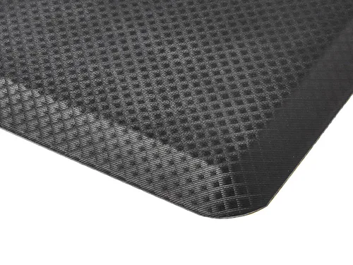 Vista 3 de Amazon Basics Tapete Rectangular Duradero Anti-Fatiga Ergo Comfort de Pie de 3/4", 32"x20", Negro