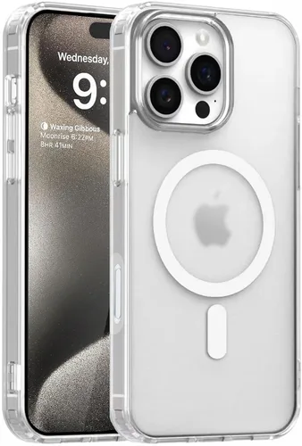 Vista 17 de S. Tedazo Funda magnética para iPhone 7 Plus/8 Plus compatible con MagSafe, no amarillea, protección de grado militar, funda ultradelgada a prueba