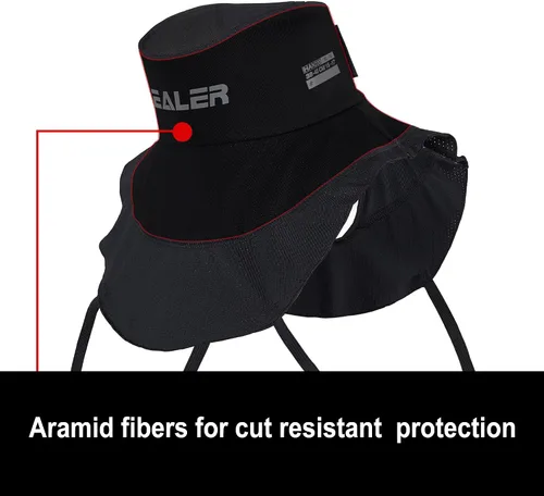 Vista 2 de EALER Hockey Neck Guard Collar, Hockey Core Neck Protect Guard Bib Cut Resistant