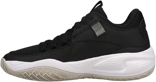 Vista 3 de Puma Hombres Court Rider Team Zapatillas De Baloncesto Zapatos Casual - Negro