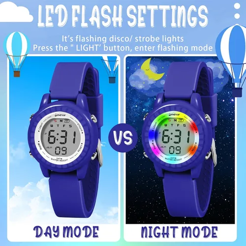 Vista 3 de Kids Watches for Kids, Girls WatchBoy Watch Outdoor Gifts for Kids Xmas Gifts Back to School Gifts Birthday Gifts for Kids