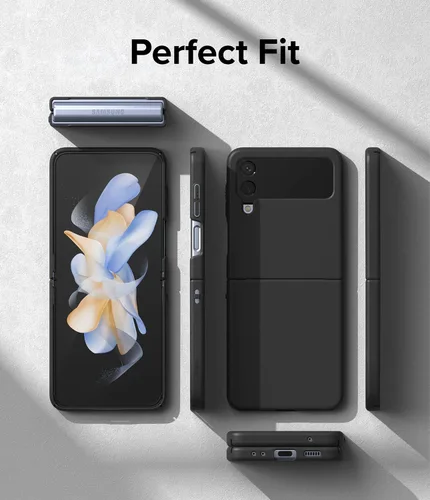 Vista 8 de Ringke Funda delgada [ajuste minimalista] compatible con Samsung Galaxy Z Flip 4 5G (2022), diseño simple y moderno, funda sólida protectora