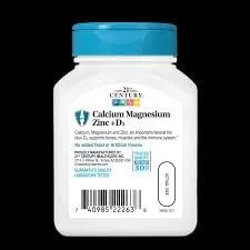 Vista 2 de 21st century cal Mag Zinc + D vitamina – 90 Tabletas, Paquete de 4