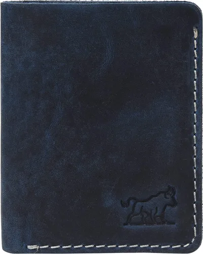 Vista 6 de SKiDE Hunter Slim Wallet Cartera minimalista y pequeña cartera para hombres Tarjetero para hombres y mujeres Cartera tarjetero (marrón cazador)
