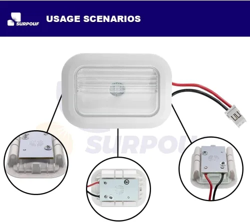 Vista 2 de Paquete de 3 módulos de luz LED para refrigerador W10843353 W10695459 para Whirlpool Maytag reemplazan W11126053, W10660728, W10279030, W11205083