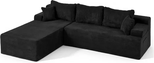 Vista 3 de Fond&Found - Sofá modular modular no requiere montaje, sofá modular de gran tamaño para sala de estar y oficina