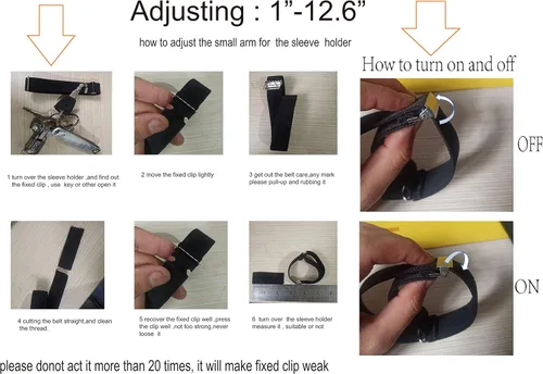 Vista 7 de Cyprinus Carpio - Brazalete elástico ajustable para camisa 2