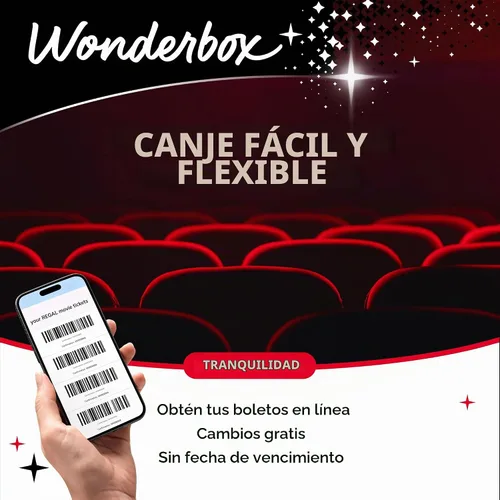 Vista 6 de Wonderbox - Experience Gift - Regal Movie – 2 Tickets, 2 Drinks & 2 Candies